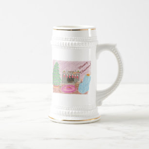 Kitty-mas Mischief (chrismas) Beer Stein
