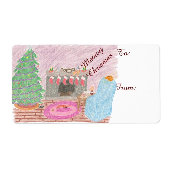 Kitty-mas Mischief (chrismas) Label (Front)