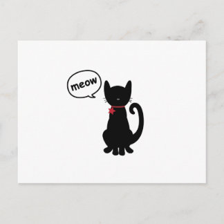 Kitty Meow Postcard