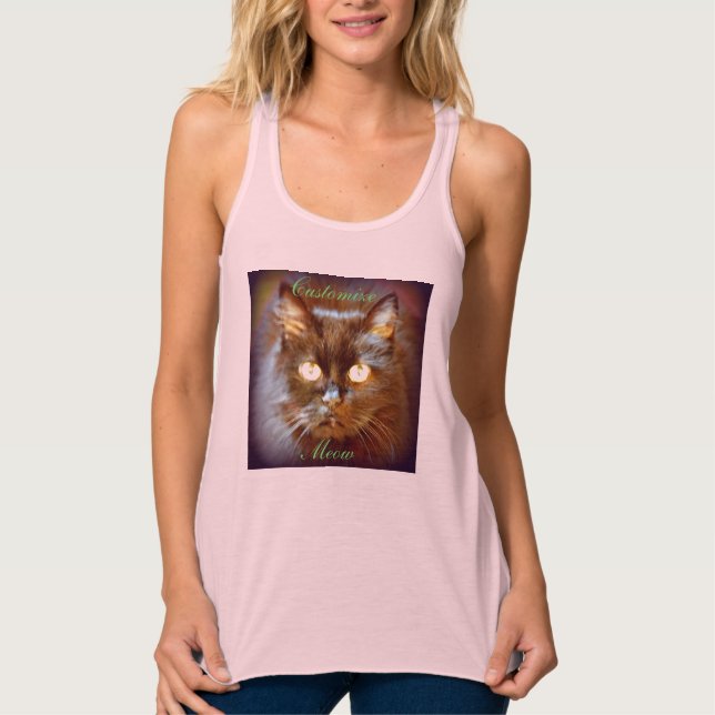 Kitty Meow Thunder_Cove Tank Top (Front)