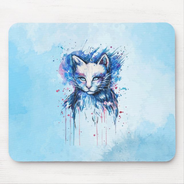 Kitty Mouse Pad (Front)