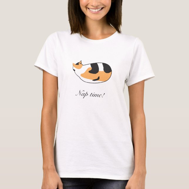 Kitty nap time! T-Shirt (Front)