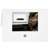 Kitty On the Tracks Cards (Back Horizontal)