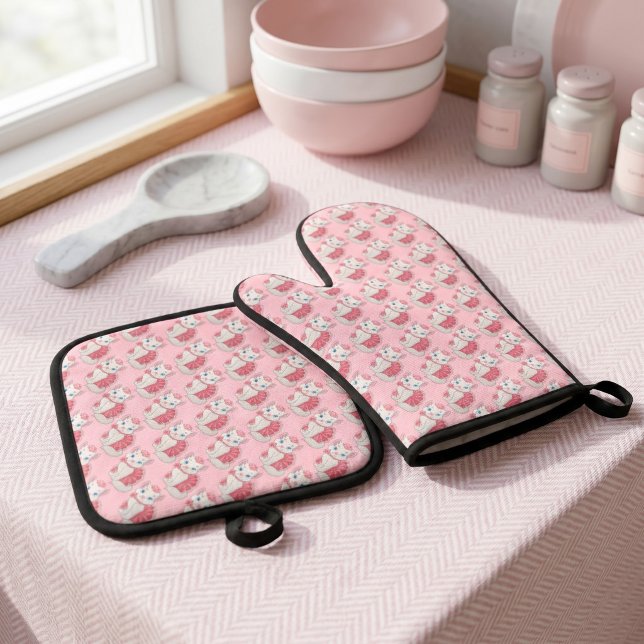 Kitty Oven Mitt & Pot Holder Set (Creator Uploaded)