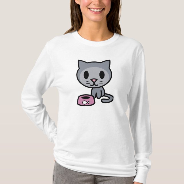 Kitty Pajama Top (Front)