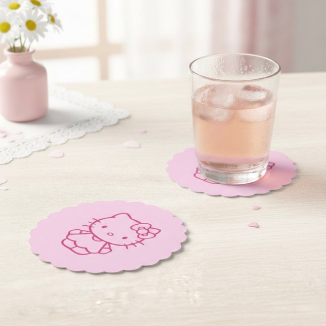Kitty Paper Coaster (Creator Uploaded)