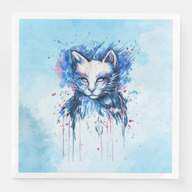 Kitty Paper Dinner Napkins (Front)