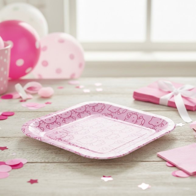 Kitty Paper Plates (Creator Uploaded)
