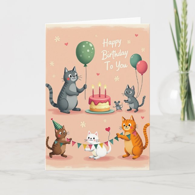 Kitty Party Celebration Card (Front)