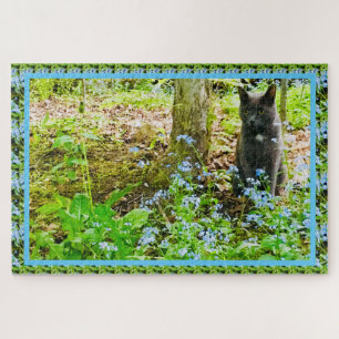 Kitty Pattern Jigsaw Puzzle