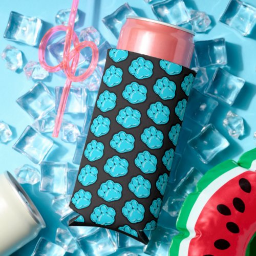 Kitty Paw Foam Slim Seltzer Can Cooler