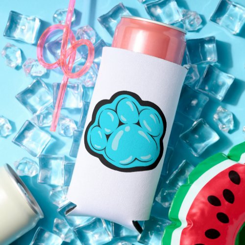 Kitty Paw Foam Slim Seltzer Can Cooler