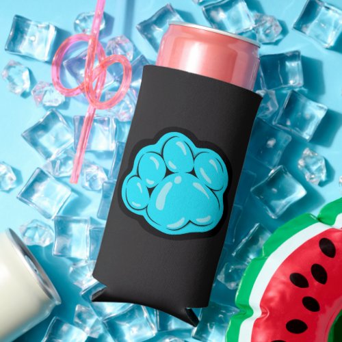 Kitty Paw Foam Slim Seltzer Can Cooler