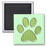 Kitty Paw Print Magnet at Zazzle