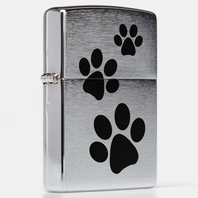 Kitty Paw Silhouettes Zippo Lighter (Right)