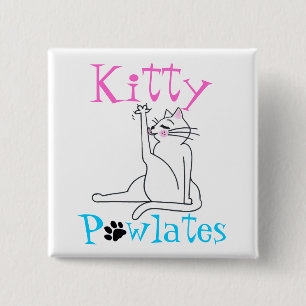 “Kitty PAWlates” Button
