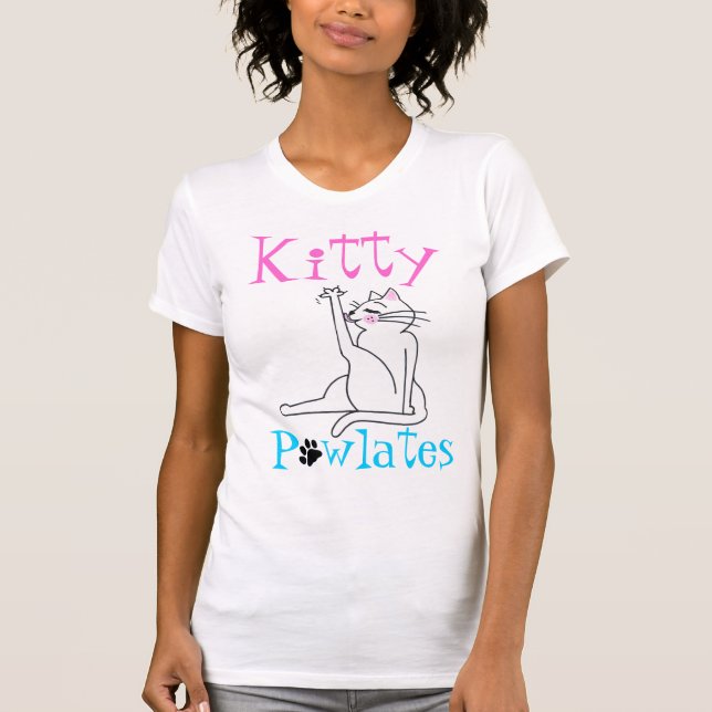 Kitty PAWlates T-shirt (Front)