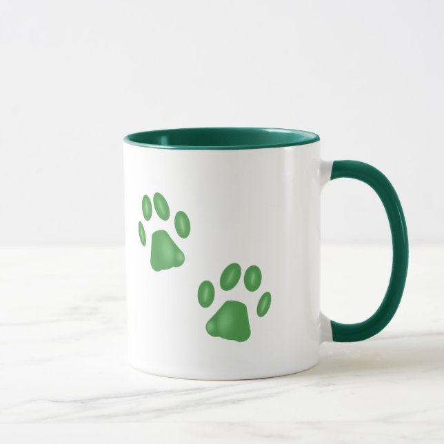 Kitty Paws Ringer Mug (Right)