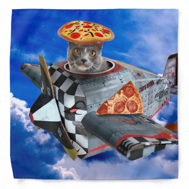 Kitty pilot in ariplane bandana (Front)