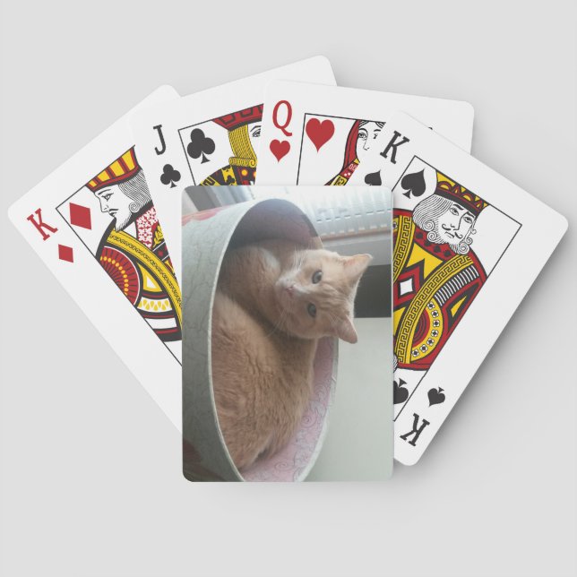Kitty playing cards (Back)