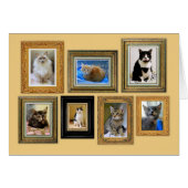 Kitty Portrait Gallery Card (Front Horizontal)