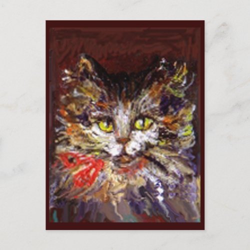 KITTY PORTRAIT POSTCARD