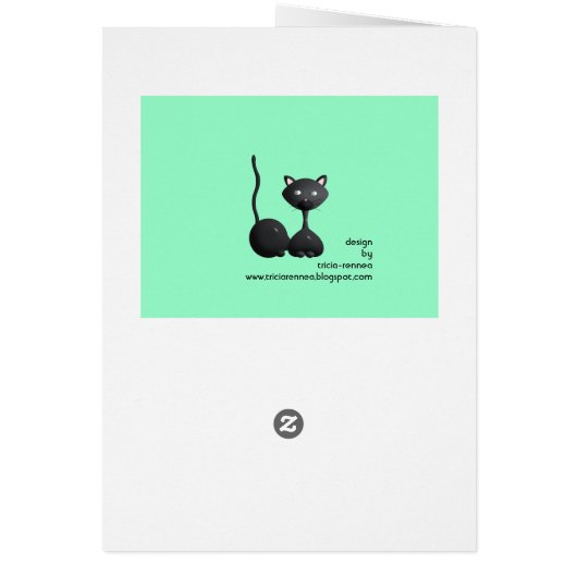 Kitty relaxing on green (Back)