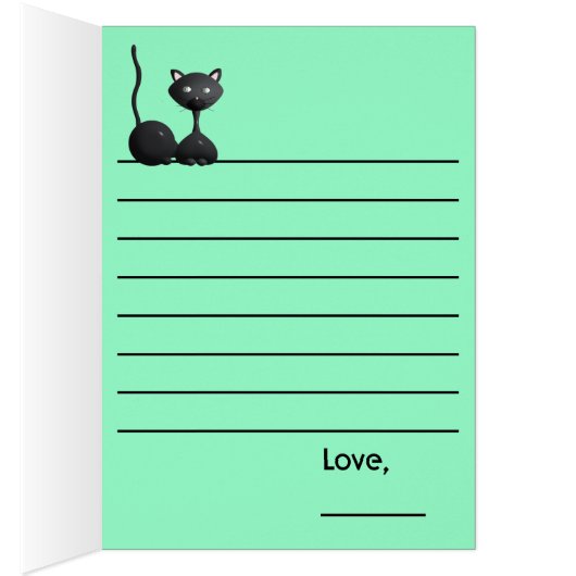 Kitty relaxing on green (Inside (Right))