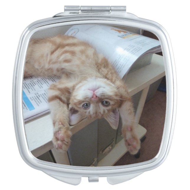 Kitty Relaxing Vanity Mirror (Front)