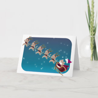 Kitty Santa and crew Holiday Card