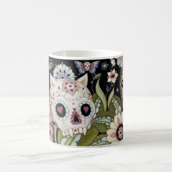 Kitty Scull And Luna Moth Coffee Mug by CaiaKoopman at Zazzle