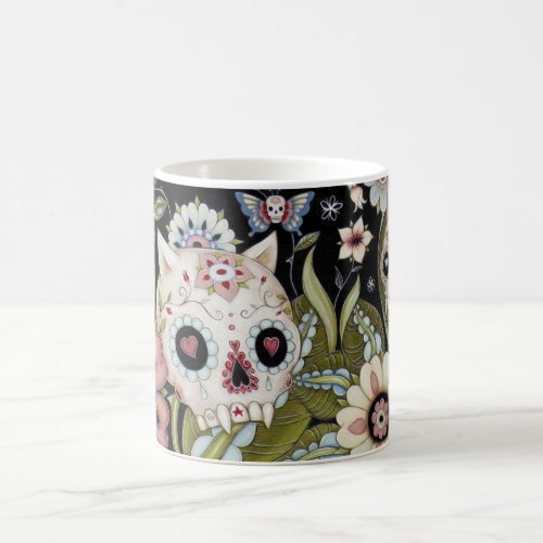 Kitty Scull and Luna Moth Coffee Mug