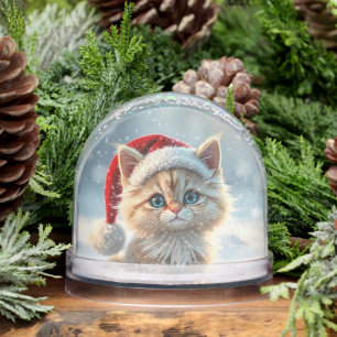 Kitty snow globe