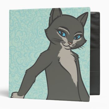 Kitty Softpaws Binder by pussinboots at Zazzle