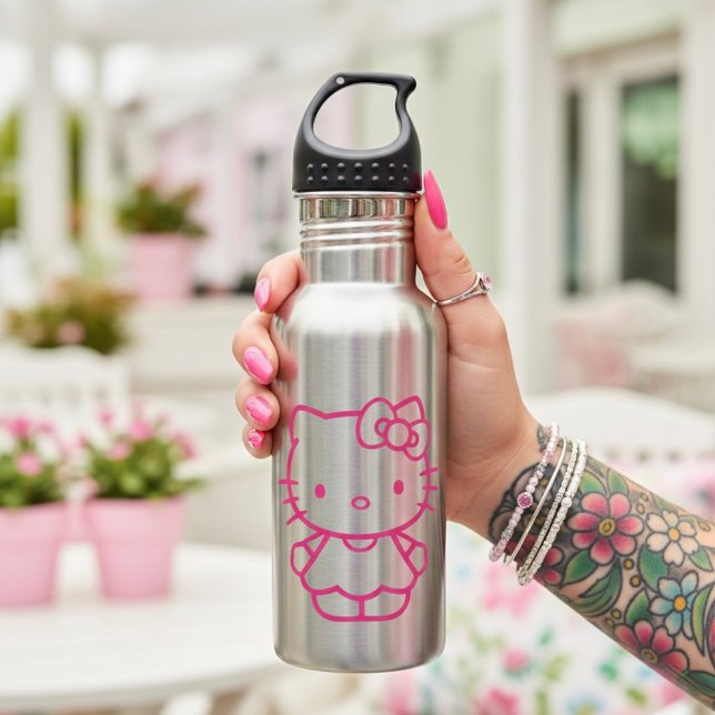 Kitty Stainless Steel Water Bottle (Creator Uploaded)