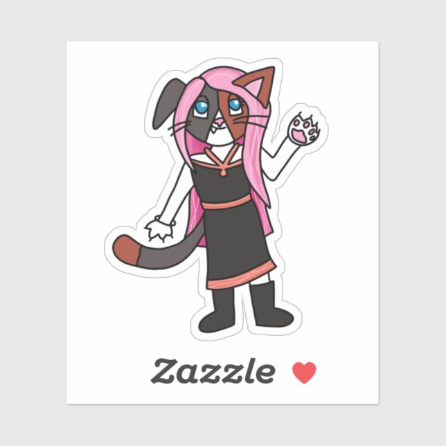 Kitty Sticker (Sheet)