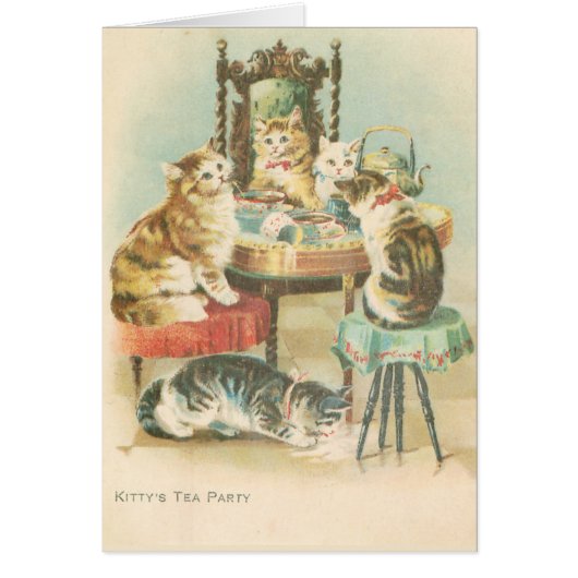 Kitty Tea Party Cards (Front)