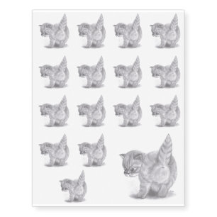 kitty temporary tattoos