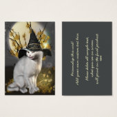 Kitty The Magical Witches Cat (Front & Back)