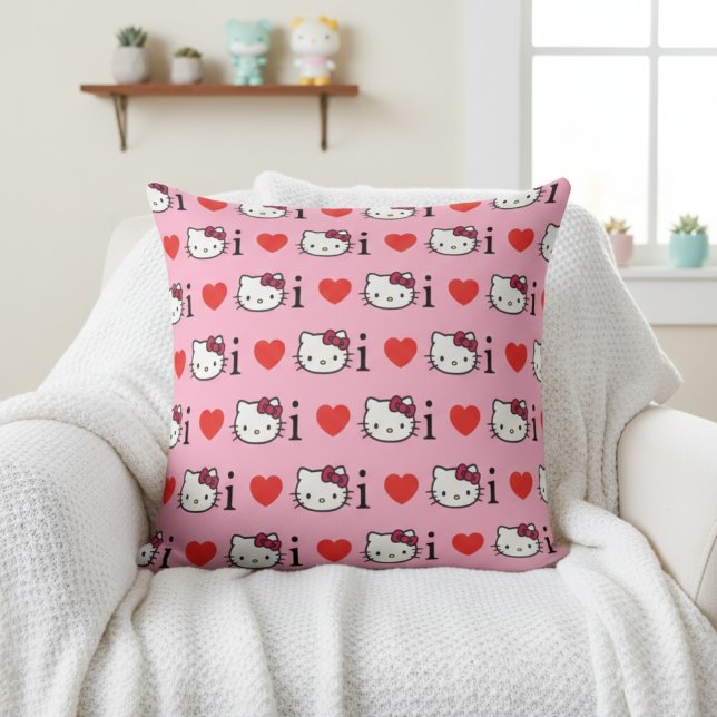 Kitty Throw Pillow (Creator Uploaded)