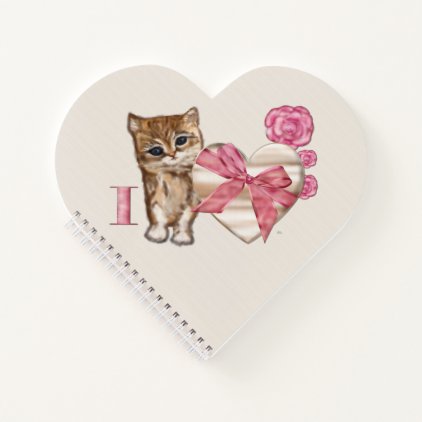 Kitty Valentine Victorian Mixed Media Notebook