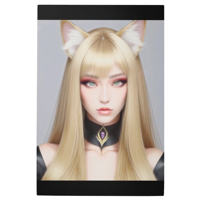 KITTY WAIFU 03 METAL PRINT (Front)