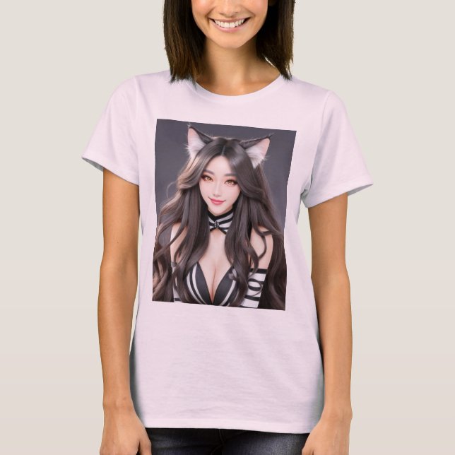 KITTY WAIFU 04 T-Shirt (Front)