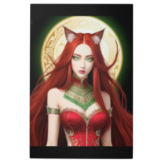 KITTY WAIFU 05 METAL PRINT