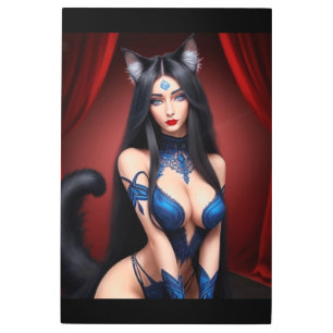 KITTY WAIFU 06 METAL PRINT