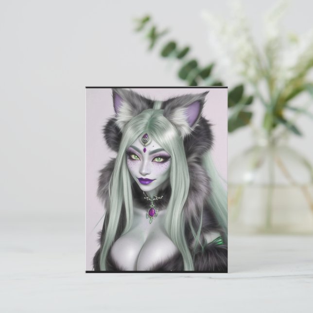 KITTY WAIFU 07 POSTCARD (Standing Front)