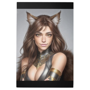 KITTY WAIFU 08 METAL PRINT