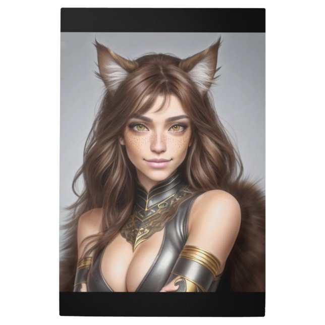 KITTY WAIFU 08 METAL PRINT (Front)