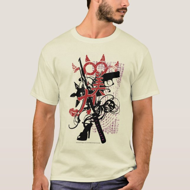 Kitty Warrior Princess "Beauty & Strength" Shirt (Front)