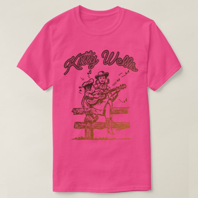 Kitty Wells Cowgirl T-Shirt (Design Front)